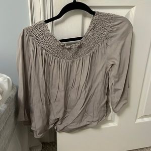 Off the shoulder blouse